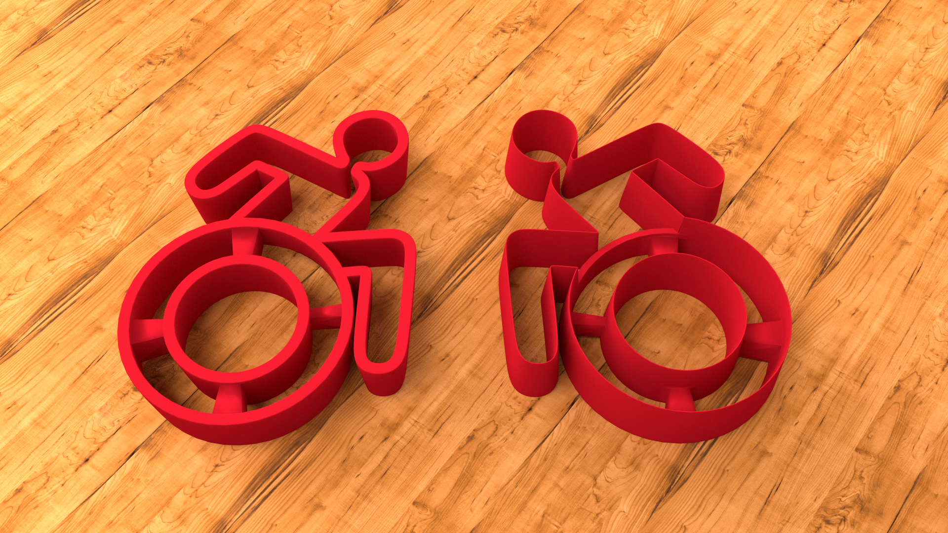 Ausstechform für Kekse: Rollstuhl-Plätzchen backen. „New Accessible Icon“-Edition.