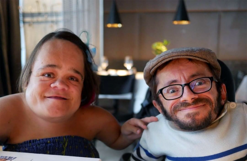 Raul Krauthausen meets Gaelynn Lea in Berlin