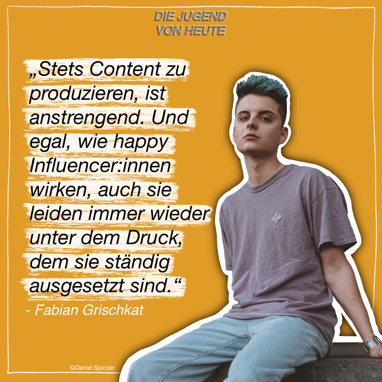 Podcast: „Die Jugend von heute“ – Folge 2: Mit Fabian Grischkat