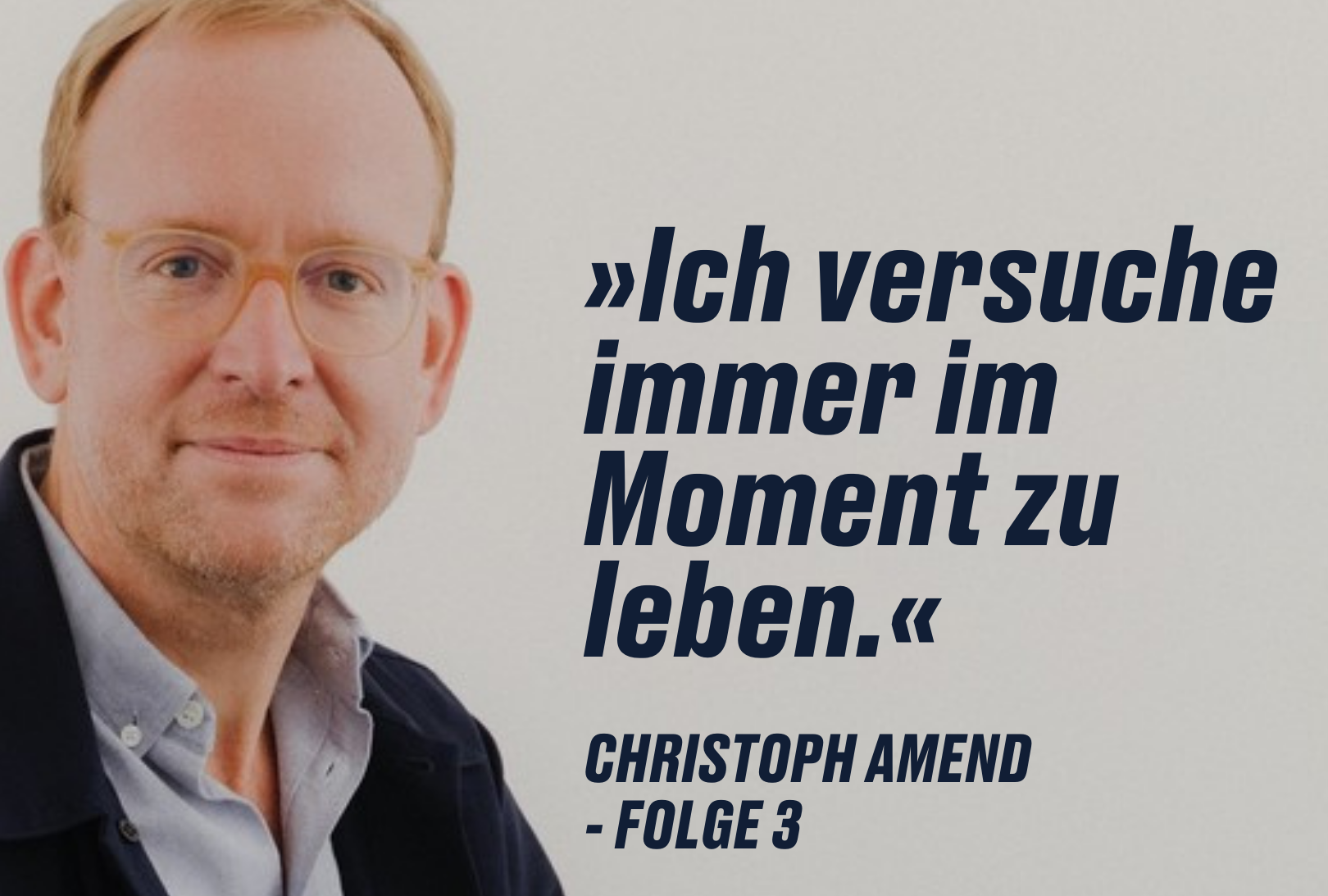 Podcast: „Im Aufzug“ – Folge 03: Christoph Amend, driftet Deutschland auseinander?