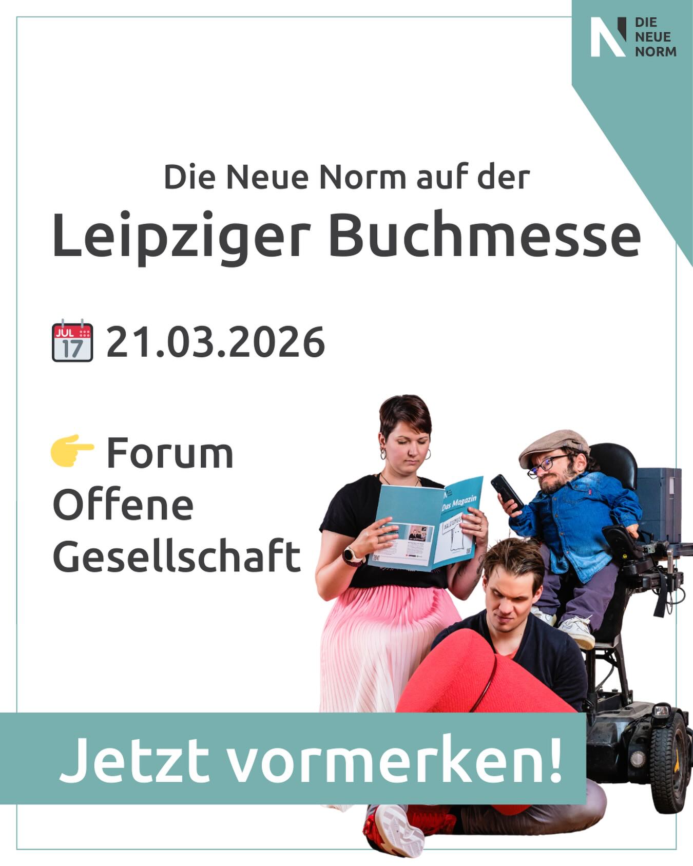 Mit dem Podcast von "Die Neue Norm" auf der Leipziger Buchmesse (Leipzig)